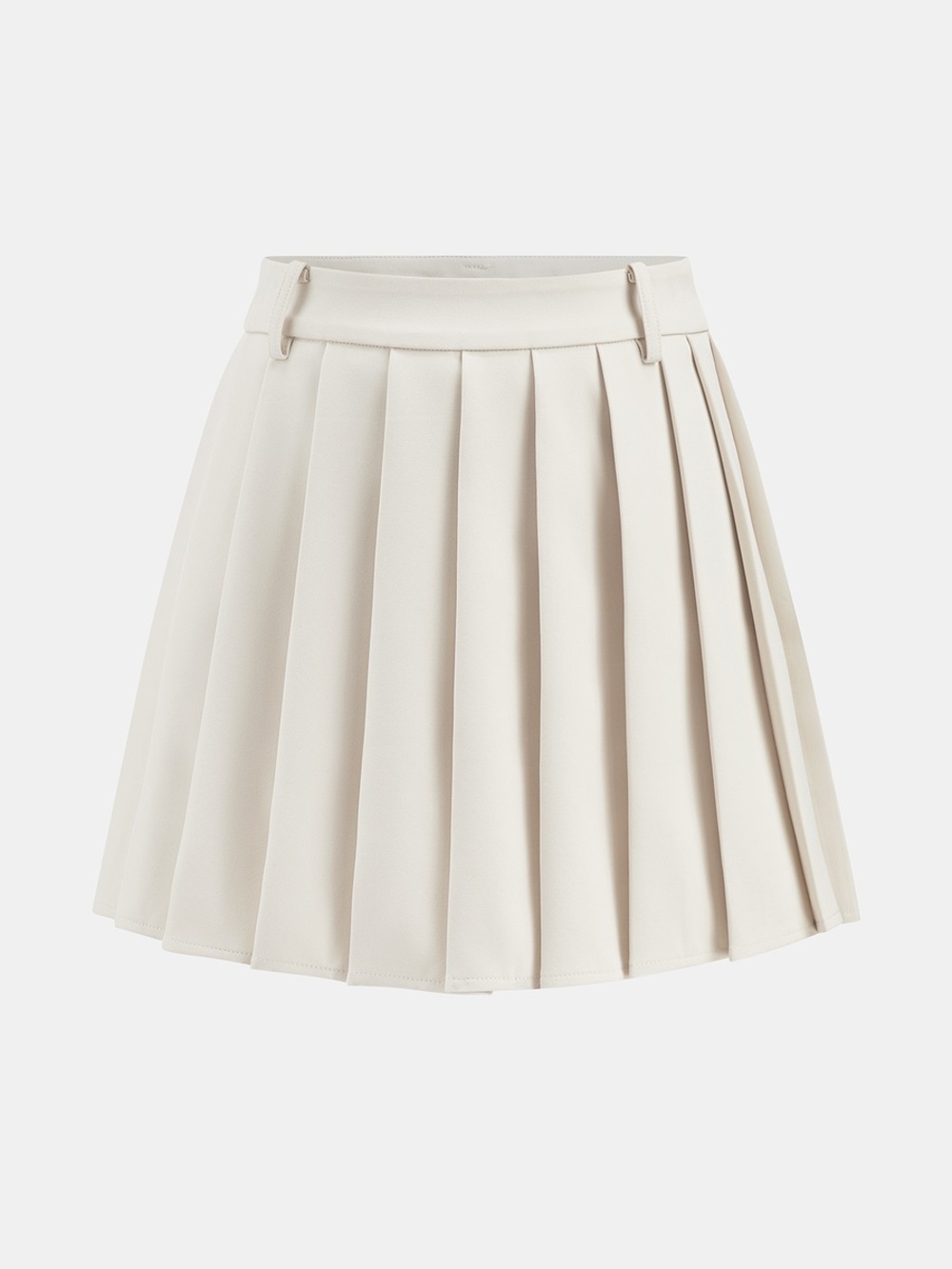 Commense Belted Waistcoat Vest & Pleated Mini Skirt Set - Picture 5 of 8